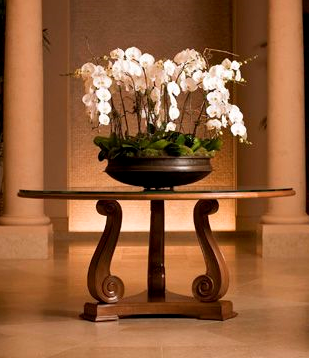Lobby flowers from Beechside Group